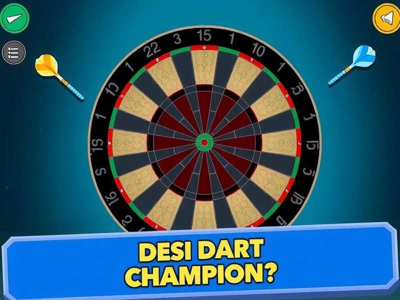 Main gameplay of Desi Dart Champion Desi Dart Champion Game Screenshot